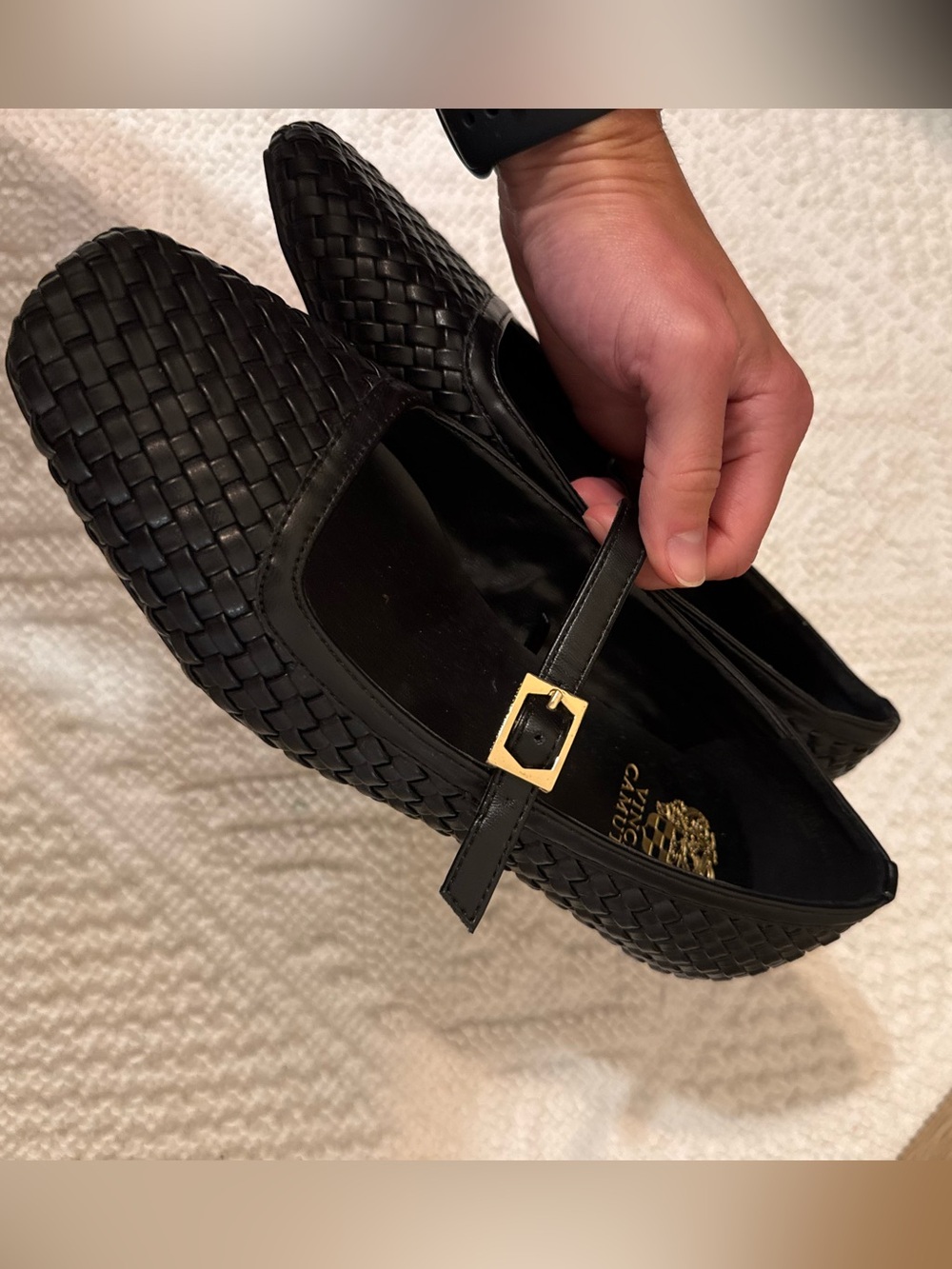 Black Vince Camuto ballet flats size 5.5 women’s - Picture 7 of 9